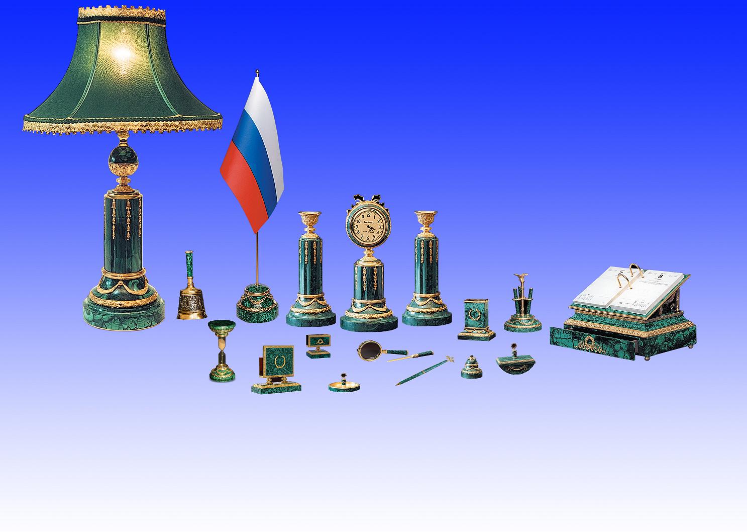 Лампы настольные из камня